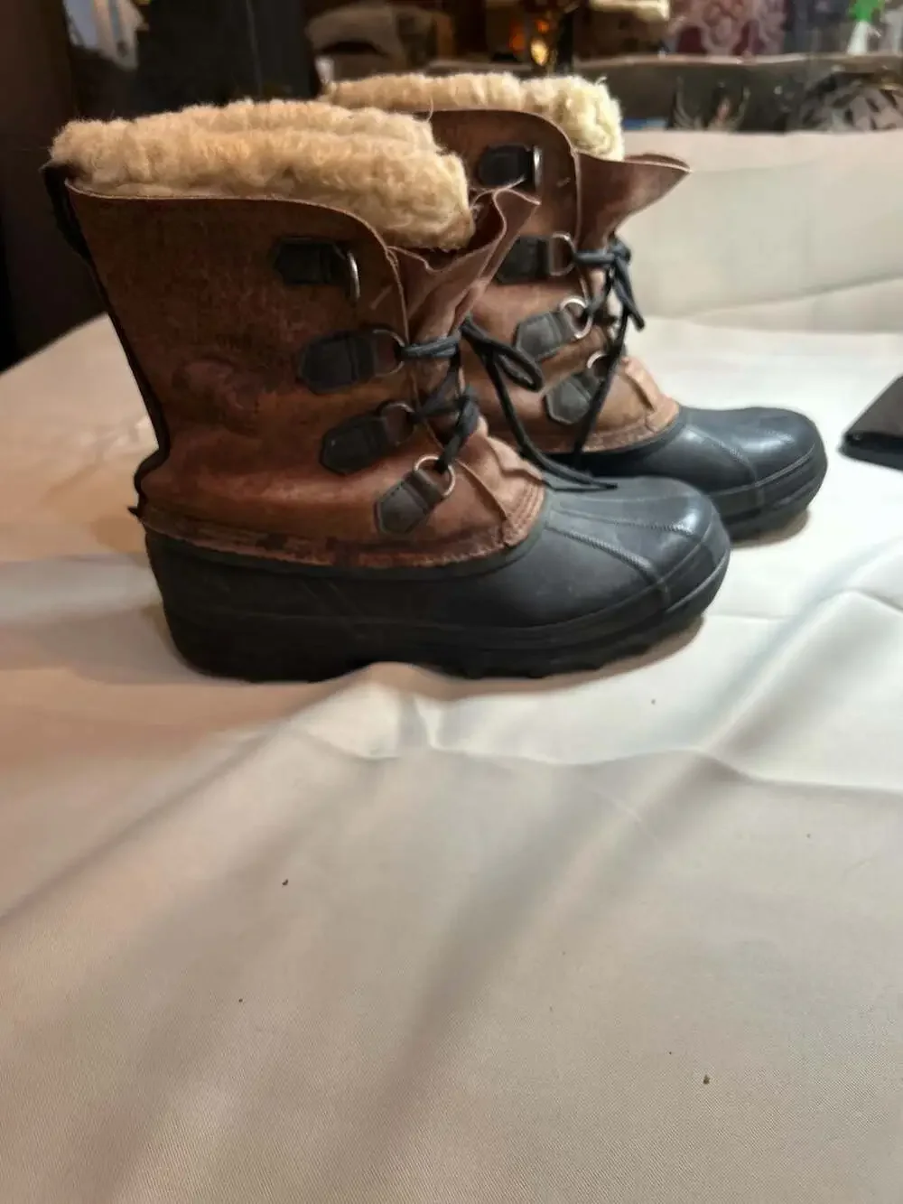 Vintage Sorel Bighorn Winter Snow Boots Men's Size 10 Made in Canada